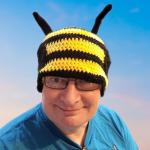 James with waspy hat